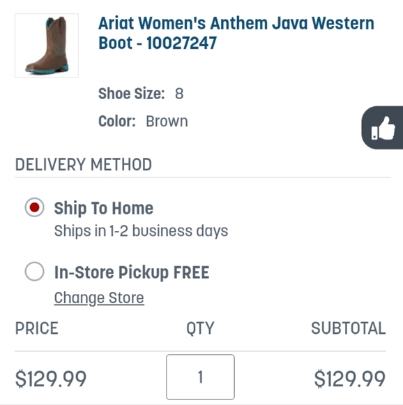 Women's Ariat boots size 8 - Picture 2 of 2